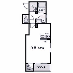 神戸市須磨区北町のマンションの間取り