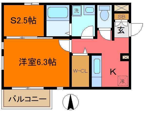 タンタベートの間取り