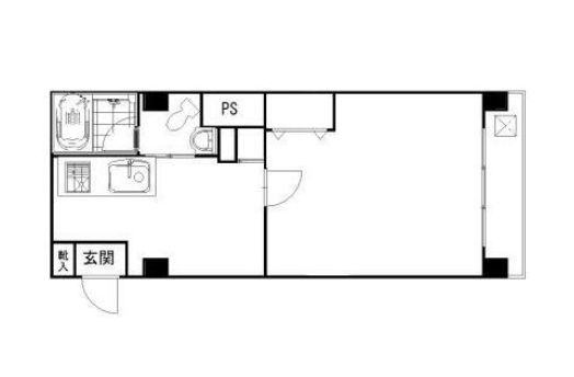 港区南麻布のマンションの間取り