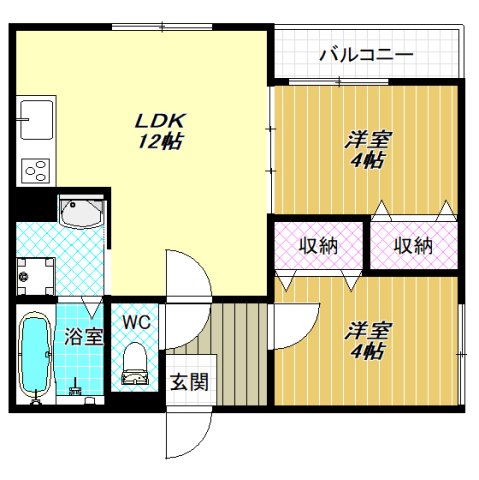 EST高見ノ里の間取り