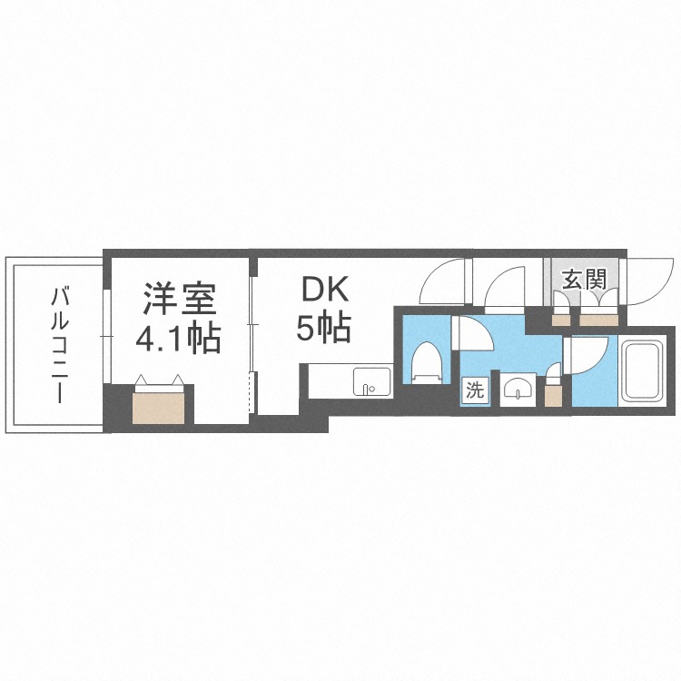 ファインシティ札幌ザ・タワー大通公園の間取り