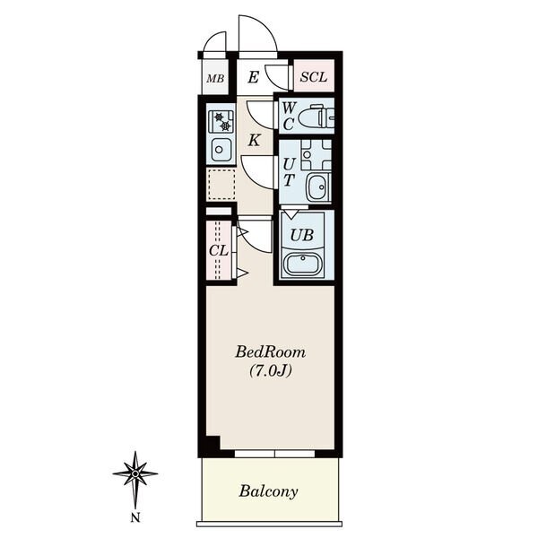 Ｓ－ＲＥＳＩＤＥＮＣＥ名駅ＮｏｒｔｈIIの間取り