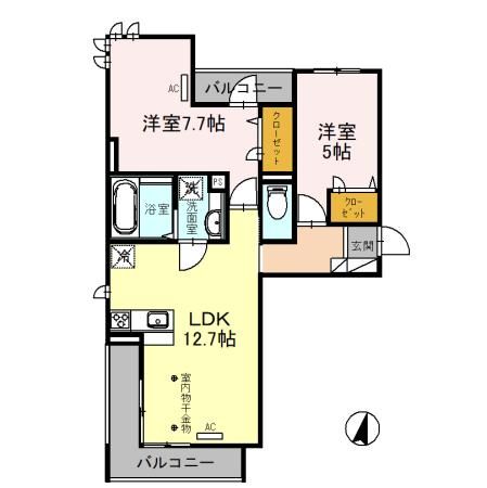 ル クレールの間取り