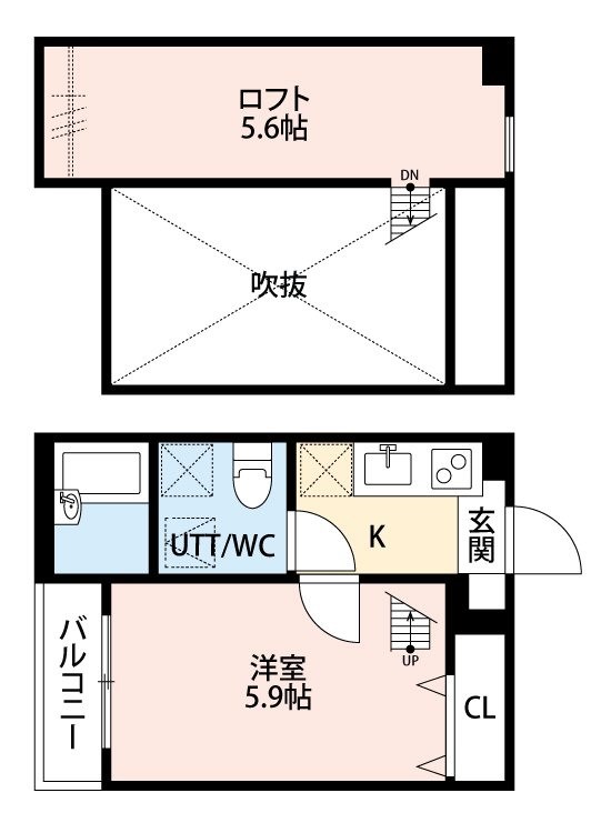 Ferris座間（フェリスザマ）の間取り