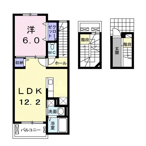 Ｃｏｎｆｏｒｔ　Ｃａｓａ　Ｃの間取り