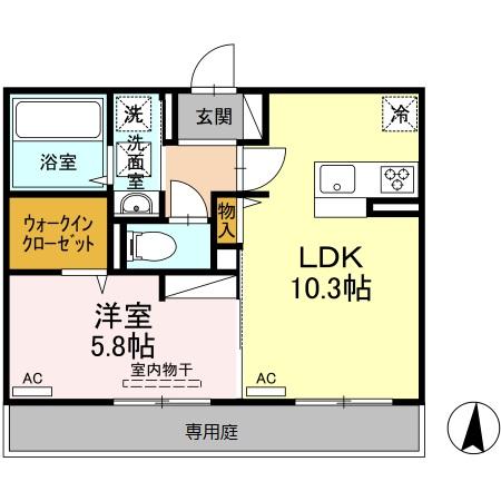 セレブ南高江の間取り