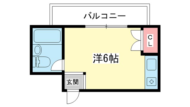 豊中市箕輪のマンションの間取り