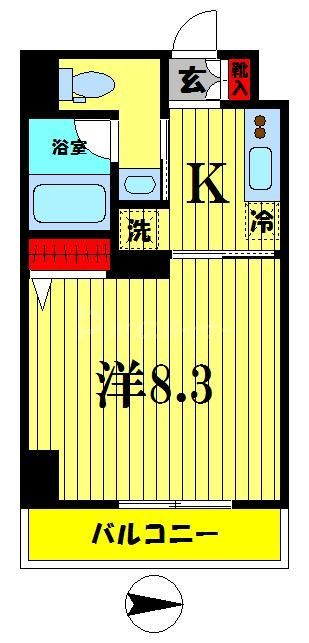 レクシード両国駅前の間取り