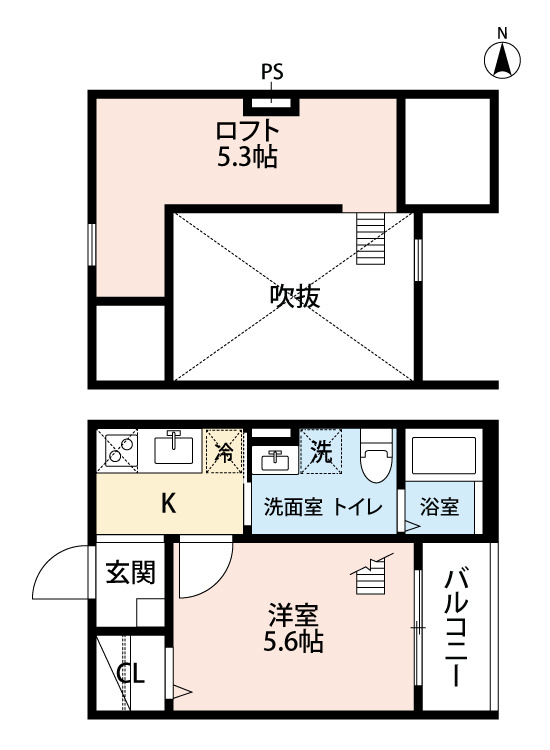 シティリバー南十一番の間取り