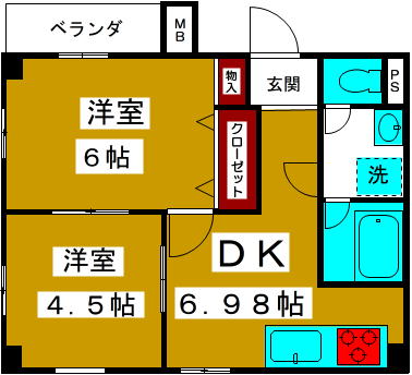 DOLCE CASA5の間取り