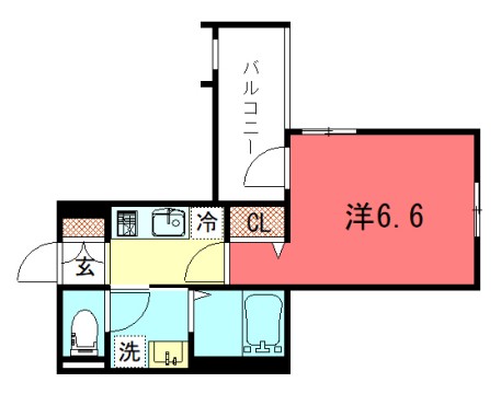 アクアプレイス京都北白川の間取り