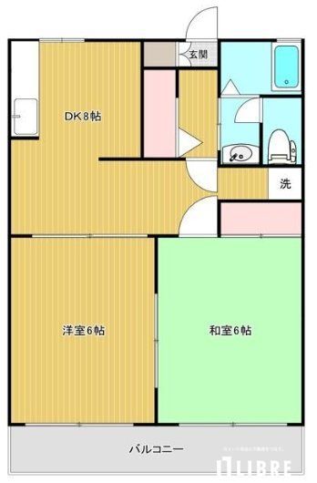 第７登陽コーポの間取り