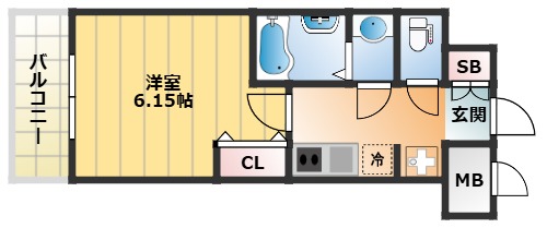 住之江公園レジデンスの間取り