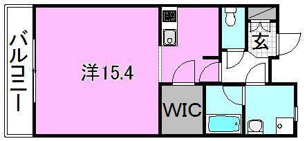 松山市清水町のマンションの間取り