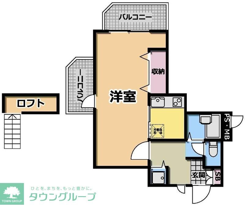 我孫子市台田のマンションの間取り