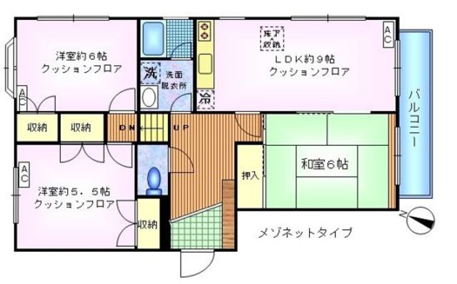 アークヒルズ清水の間取り