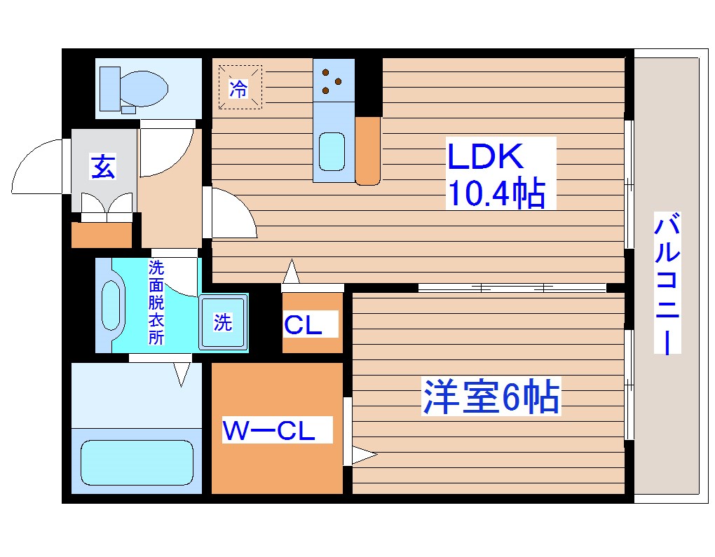 D-room高砂の間取り