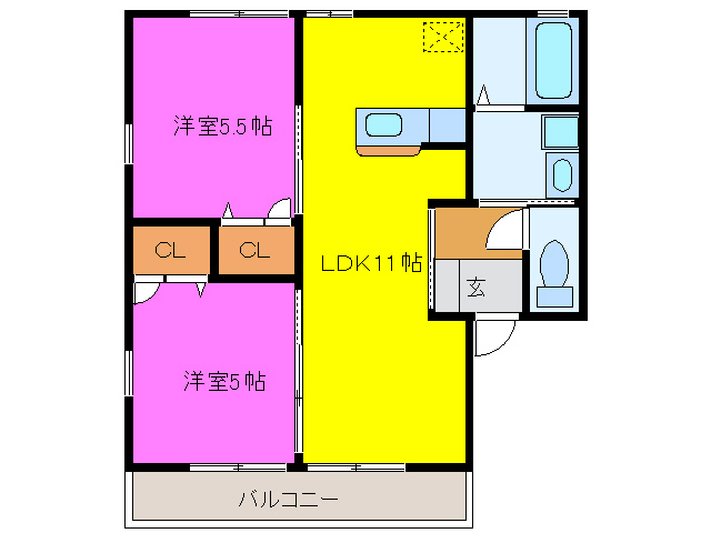 向日葵の間取り