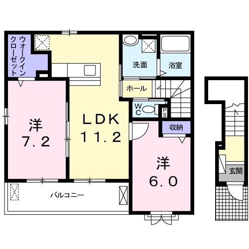 ルミエール　ヴォアレＡの間取り