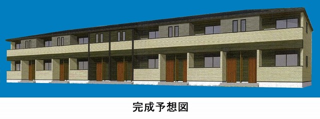 【レジデンス　カスクの建物外観】