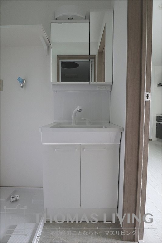 洗面設備　※別の物件の写真になります。