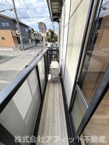 バルコニー　南西向き