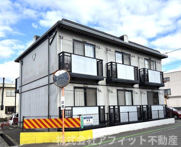 建物外観　プラネットコーポ・軽量鉄骨造