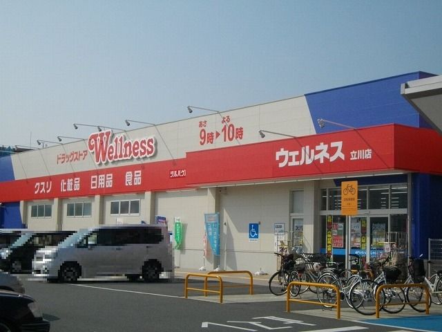 ドラックストア　ウェルネス立川店（ドラッグストア）まで450m
