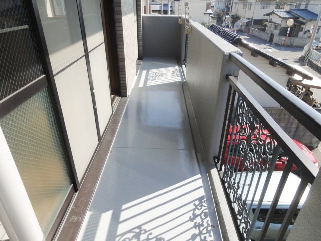 バルコニー　写真は別号室のものです。