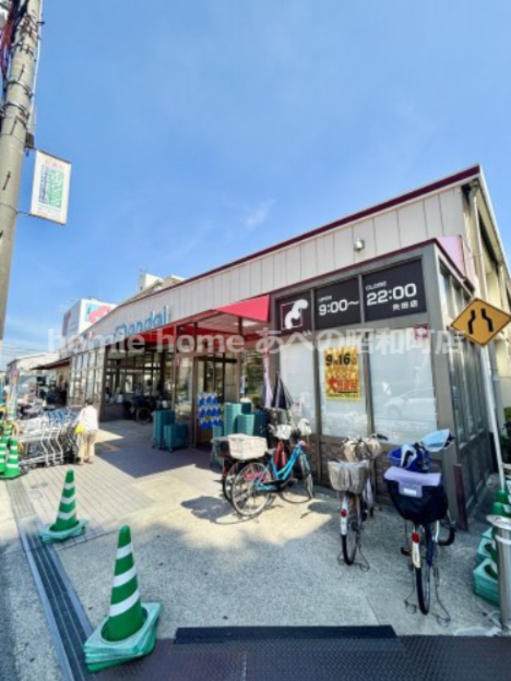 スーパー　mandai(万代) 矢田店（スーパー）まで709m