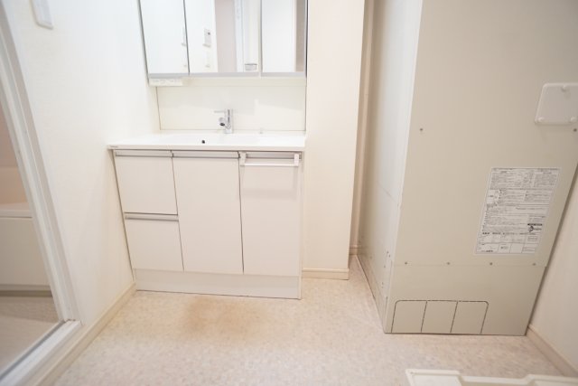 洗面設備　室内写真は違うお部屋のものです。