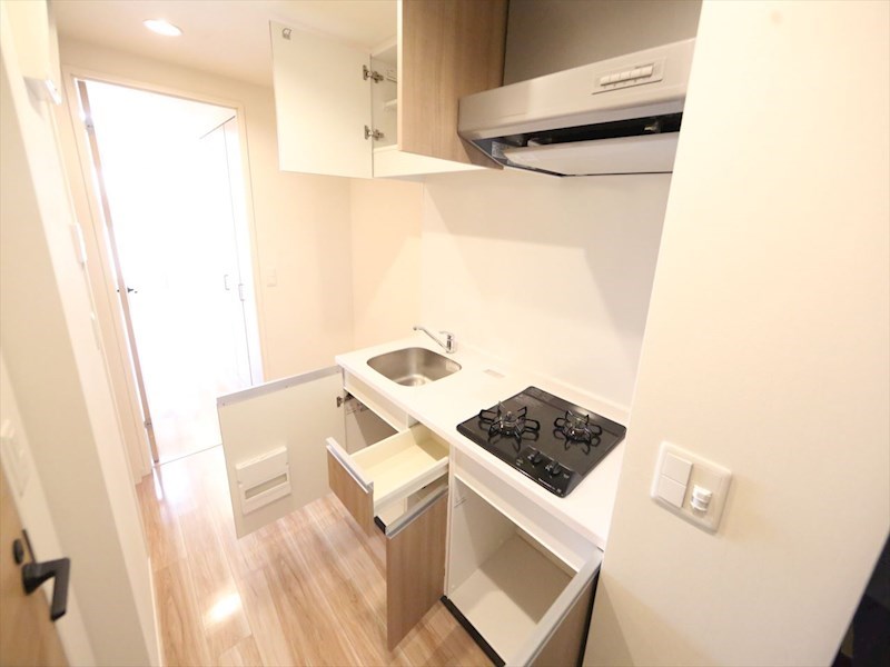 キッチン　システムキッチン（ガス2口コンロ付）