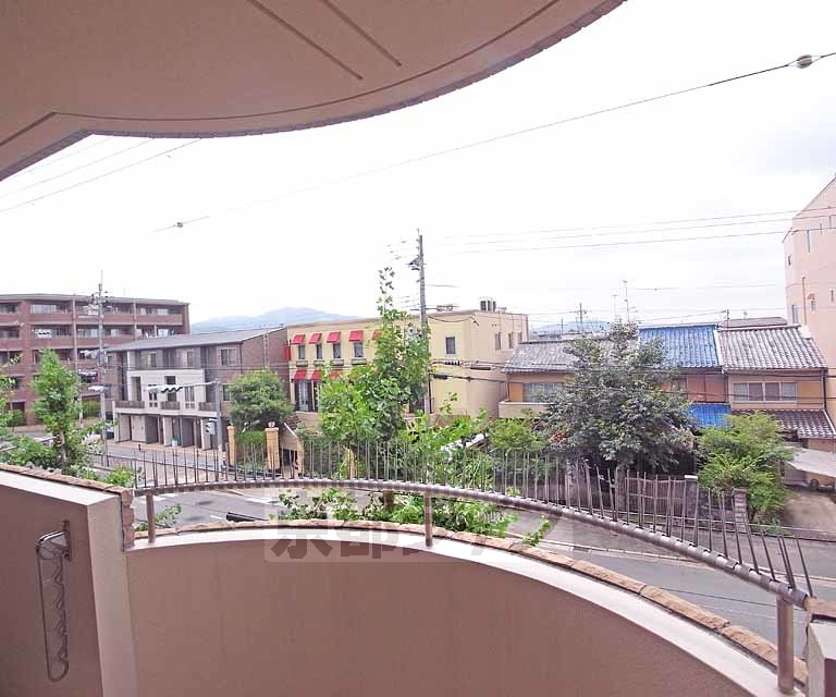 眺望　北山通り沿いですね。