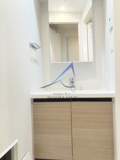 洗面設備　洗面台です。