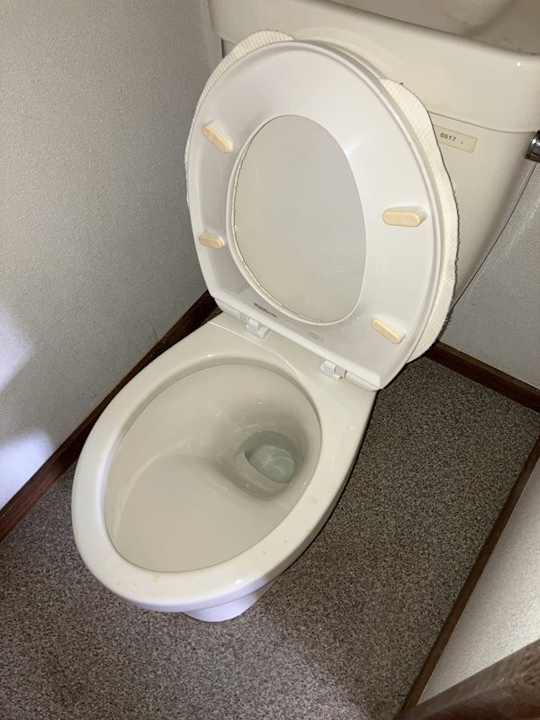 八向田アパートのトイレ写真