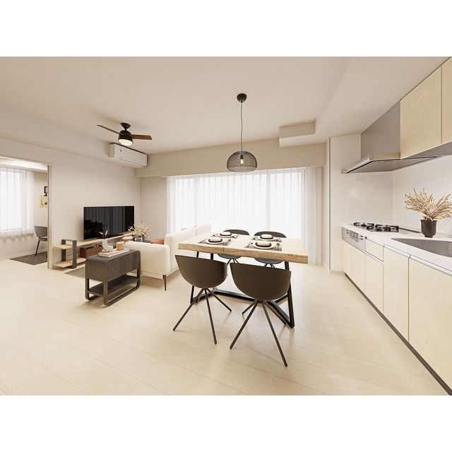 居室・リビング　※家具・調度品等はCG加工です。実際の賃貸住居には含まれませ