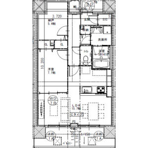 さくらHills ROKUBAN Platinum Residenceの間取り写真