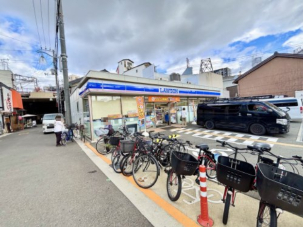 コンビニ　ローソン 北田辺四丁目店（コンビニ）まで349m