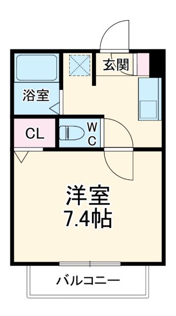パセオキフネの間取り写真