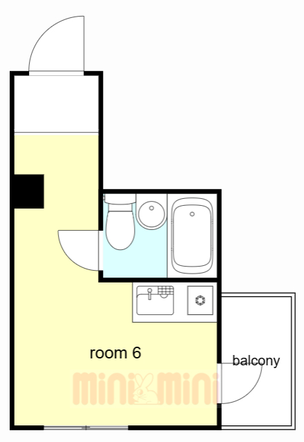 リバーライス灘駅前の間取り写真