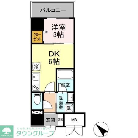 ゲートレジデンス鶴見の間取り写真