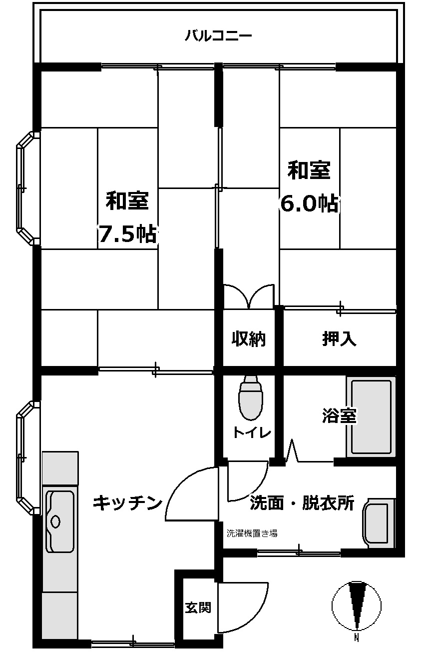 グランドプラザひより台の間取り写真