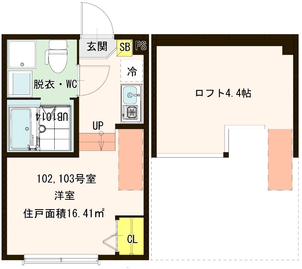 Ottantatre‘北綾瀬の間取り写真
