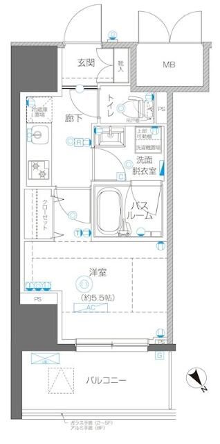 アルファレジデンシア南千住の間取り写真
