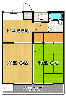 ときわハイツの間取り