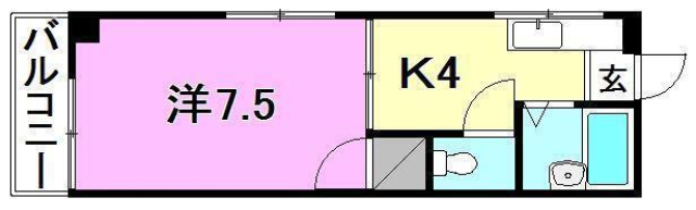 松本ビル（清水町1）の間取り