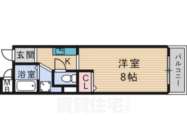 アルコープ岡本の間取り