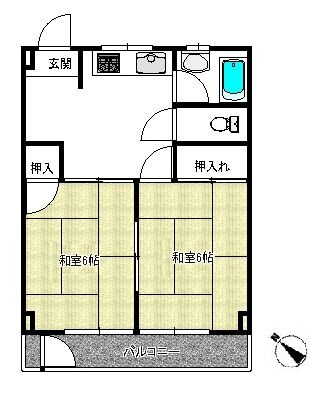 雑司が谷サンキハイツの間取り