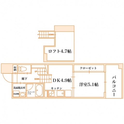 Grand E’terna 仙台木町通の間取り