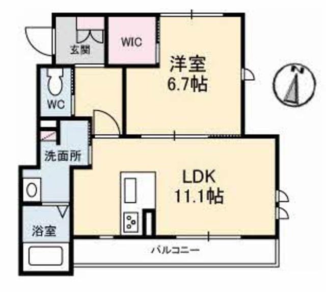 アトリエール和泉南の間取り